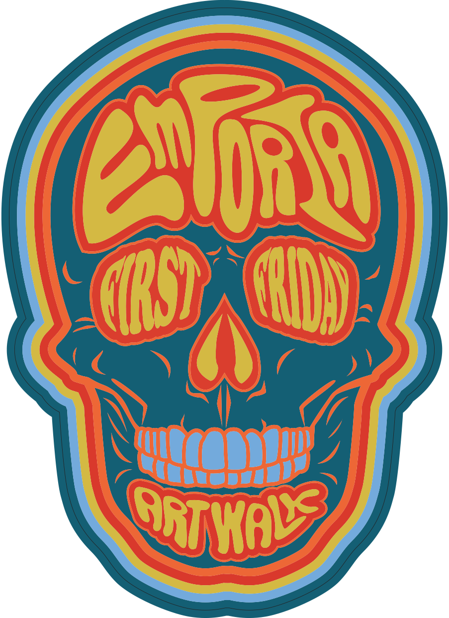 Emporia first friday sticker